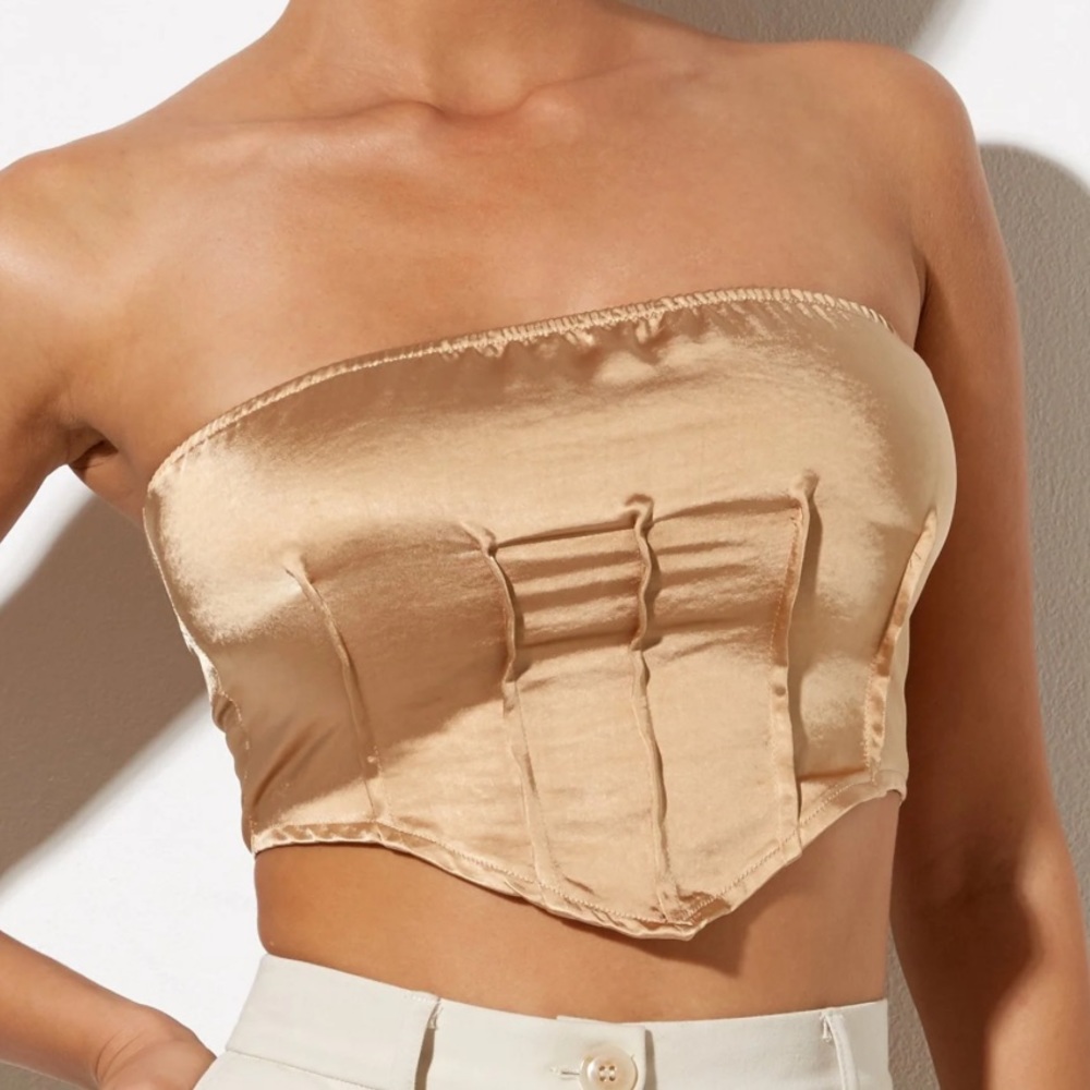 Motel Rocks strapless top
